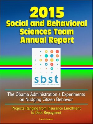 cover image of 2015 Social and Behavioral Sciences Team Annual Report